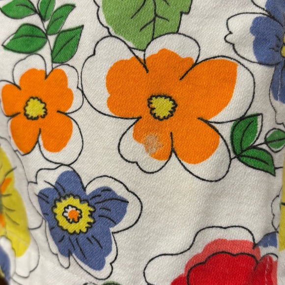 Vintage 90s butterfly appliqué floral shirt jacket, large - Picture 11 of 12